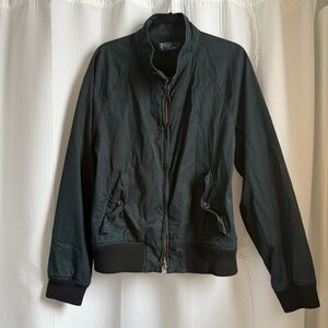 Ralph Lauren Navy Blue Aviator Bomber Cotton Jacket
